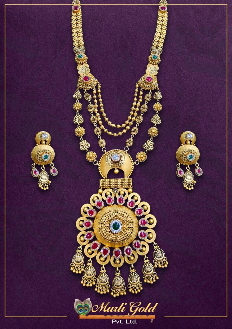 Gold 22 carat Kundan Bridal Set